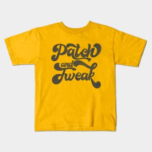 Patch And Tweak - Modular/Analog Synth Lover Design #2 Kids T-Shirt